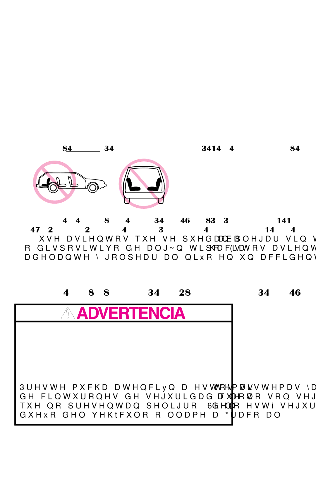 Graco PD137548A owner manual 5HTXLVLWRVGHOFLQWXUyQGHVHJXULGDGGHOYHKtFXOR 