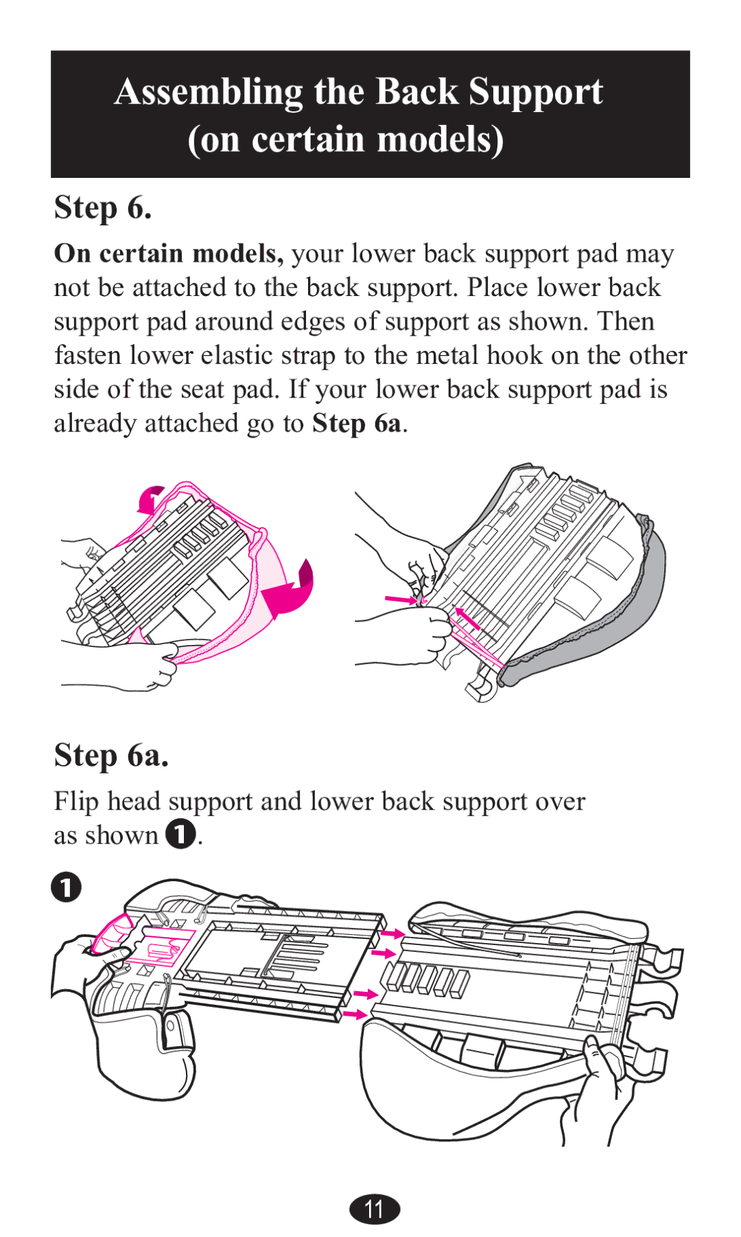 Graco PD141229A manual AVVemblinJ the BDck Support on certDin modelV 