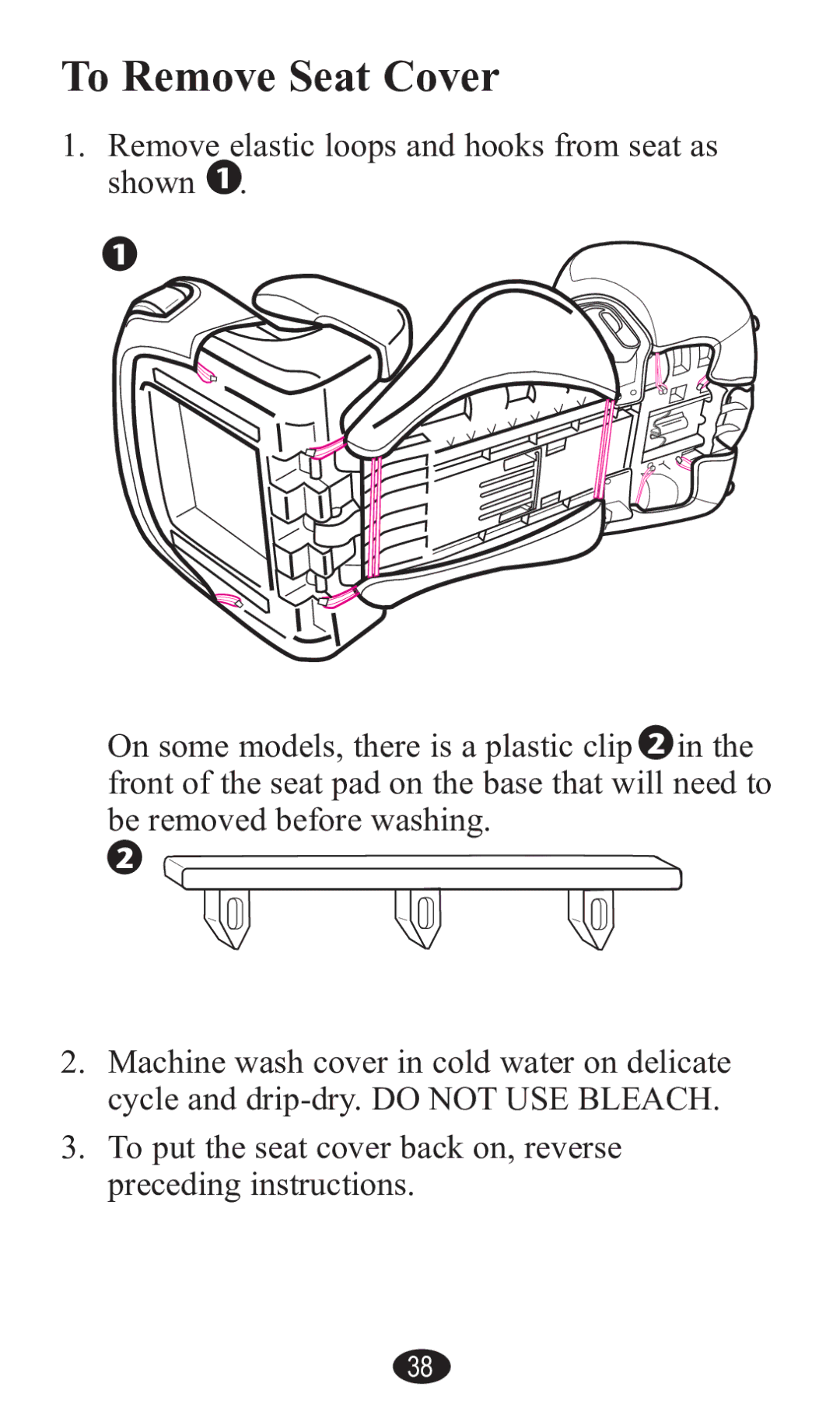 Graco PD141229A manual To Remove SeDt Cover 