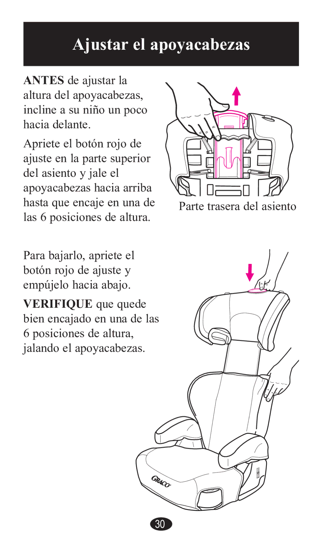 Graco PD141229A manual AjuVtDr el DpoyDcDbezDV, Antes GHDMXVWDUOD DOWXUDGHODSR\DFDEHDV, KdfldGhodqwh 