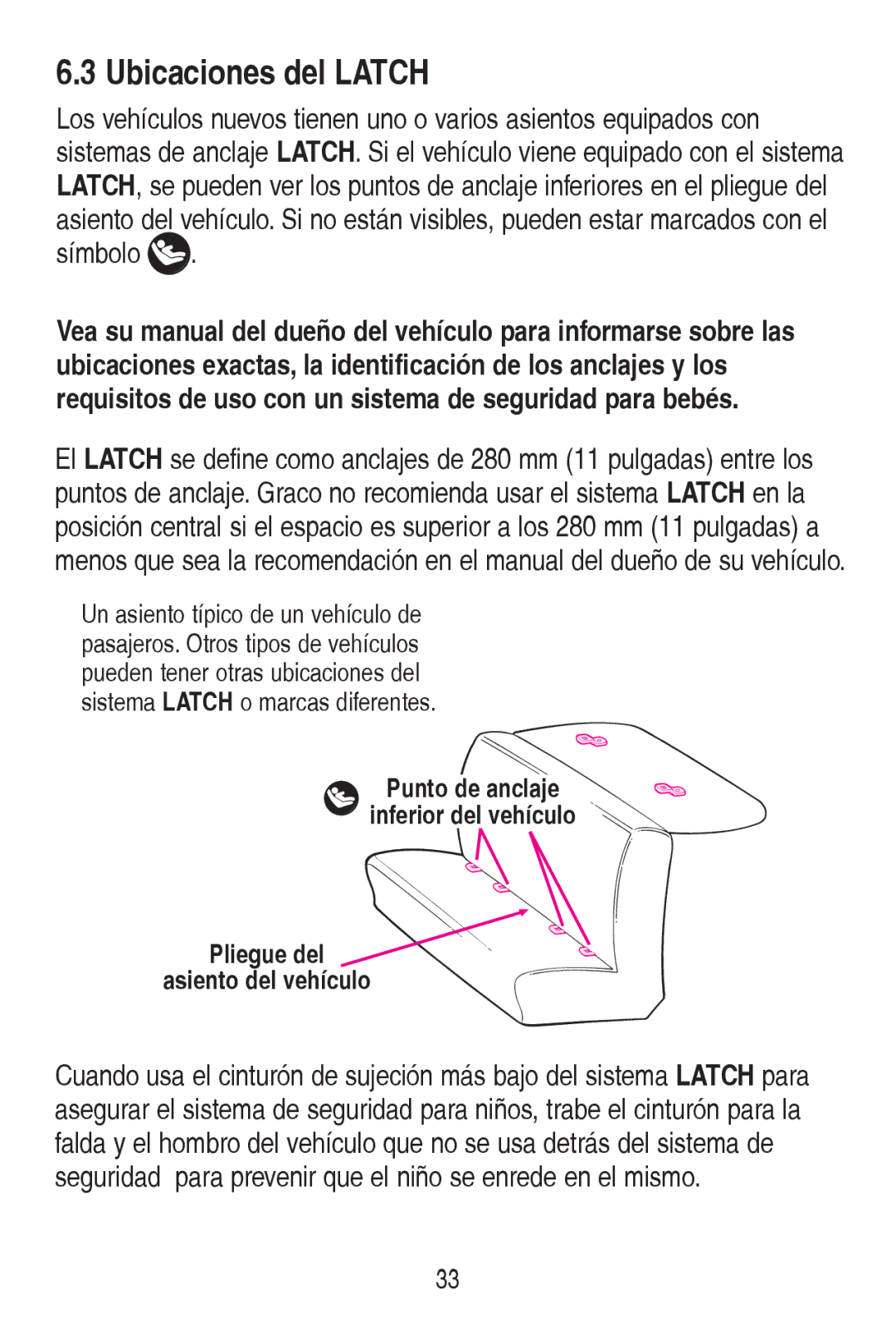 Graco 1769847, PD147137A owner manual 8ELFDFLRQHVGHO/$7&+ 