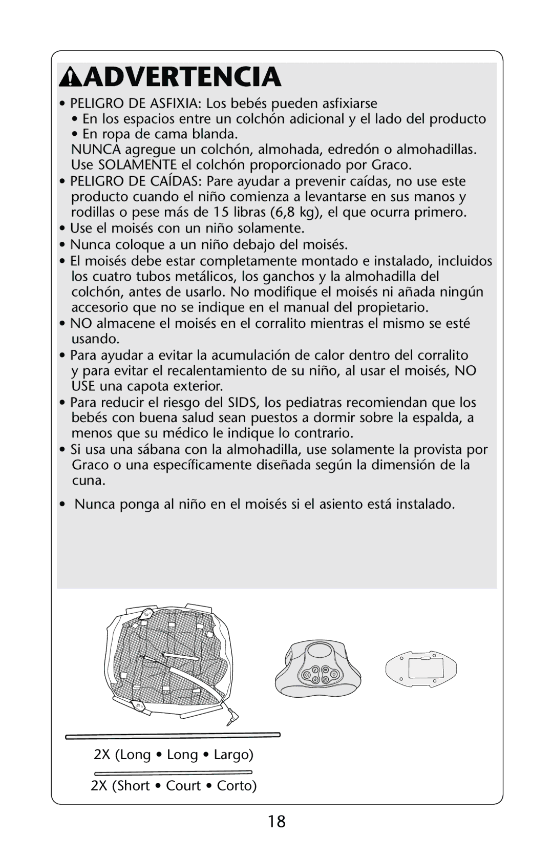 Graco PD147439C owner manual Advertencia 