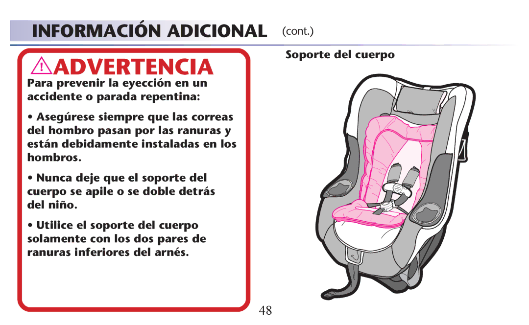 Graco PD156938B owner manual Información Adicional 