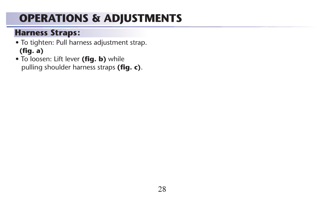 Graco PD156938B owner manual Operations & Adjustments, ﬁg. a 