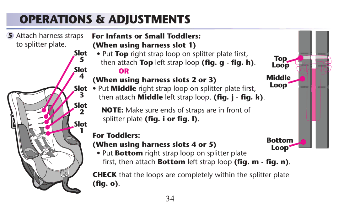 Graco PD156938B owner manual Slot 