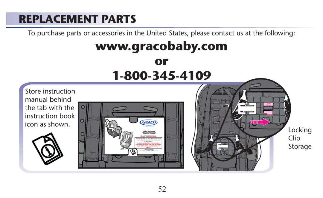 Graco PD156938B owner manual Replacement Parts, Read this Manual 