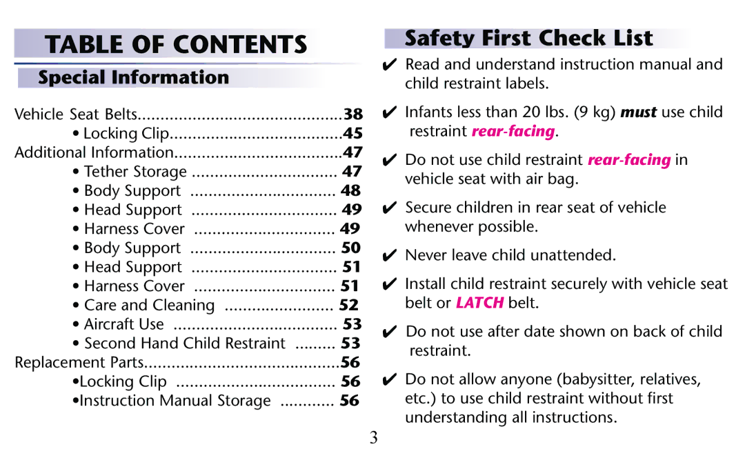 Graco PD156938C owner manual Child restraint labels 