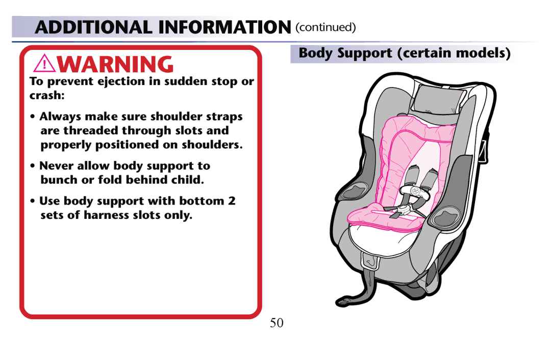 Graco PD156938C owner manual Additional Information 