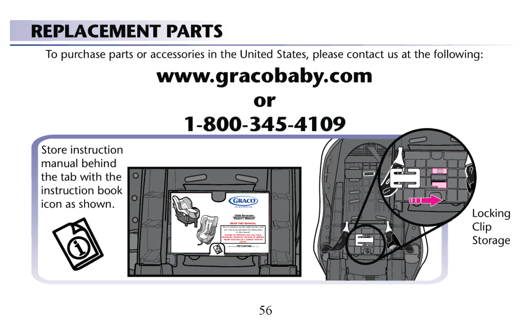 Graco PD156938C owner manual Replacement Parts, Read this Manual 