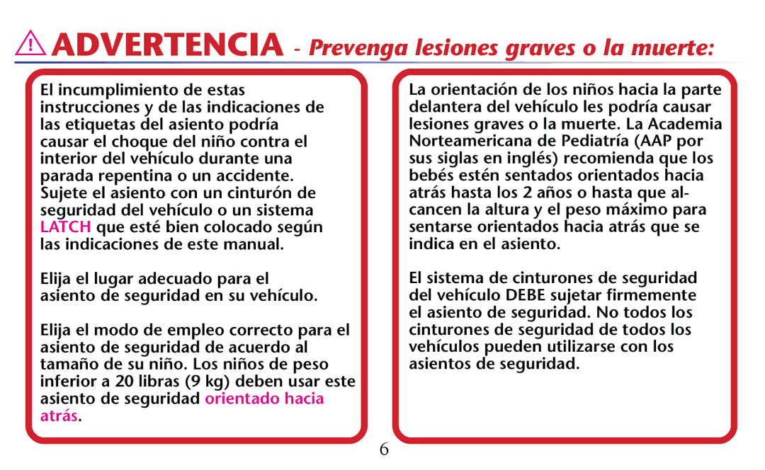 Graco PD156938C owner manual Advertencia Prevenga lesiones graves o la muerte 