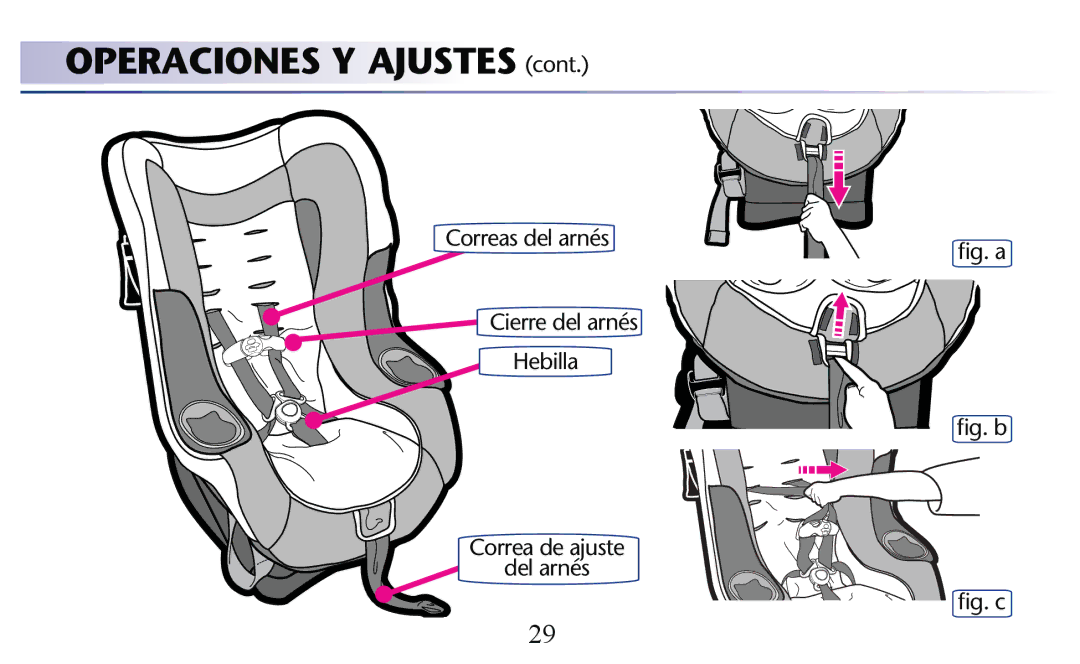 Graco PD156938C owner manual Operaciones Y Ajustes 