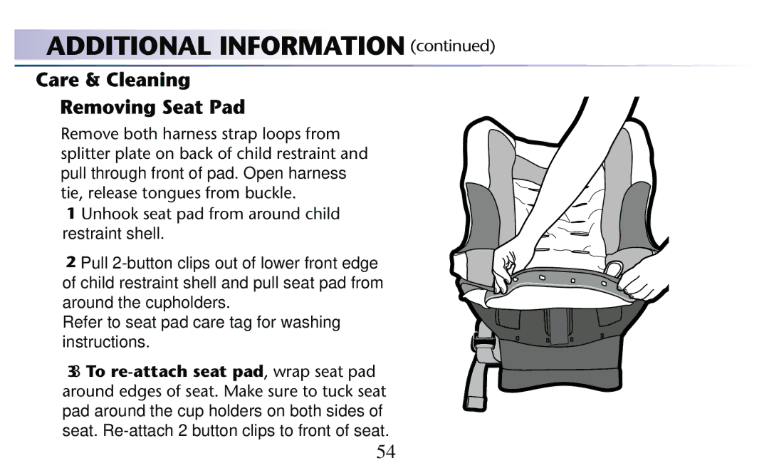 Graco PD156938D owner manual TIE Release Tongues from BUCKLEG 