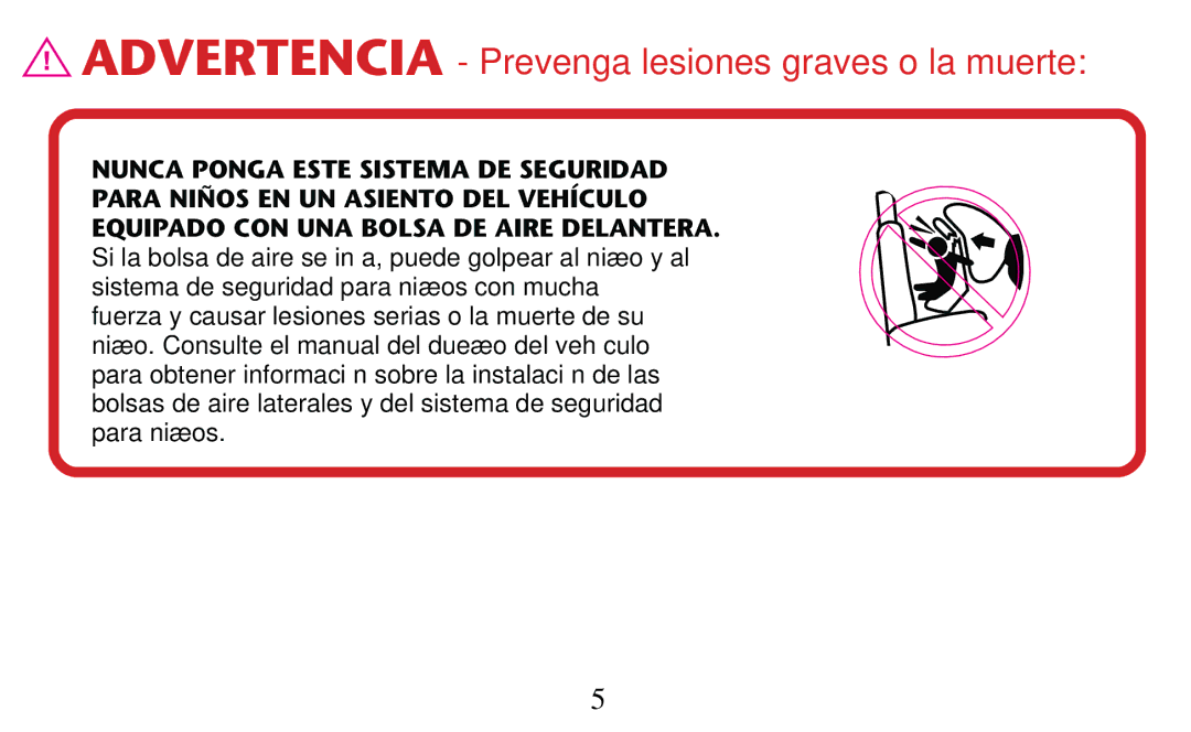 Graco PD156938D owner manual Advertencia Prevenga lesiones graves o la muerte 