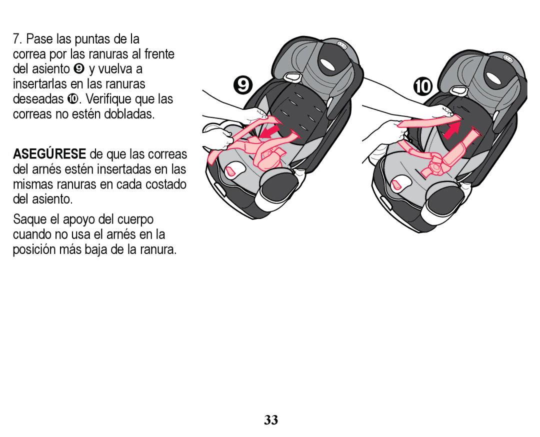 Graco PD158114A manual 3DVHODVSXQWDVGHOD, GhoDvlhqwr¡\YxhoydD, FRUUHDVQRHVWpQGREODGDV 