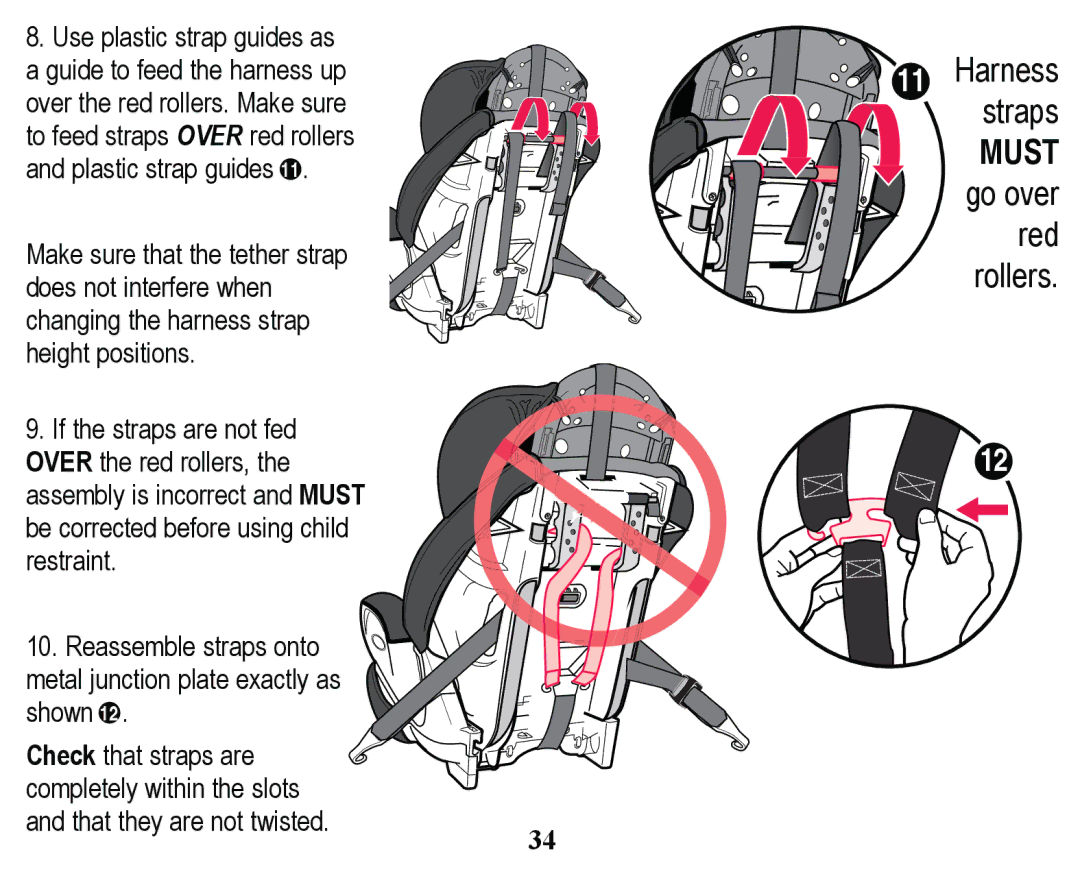 Graco PD158114A manual Vkrzq, KhfnWkdwVwudsvDuh, Frpsohwho\ZlwklqWkhVorwv, PhwdoMxqfwlrqSodwhHdfwo\Dv 