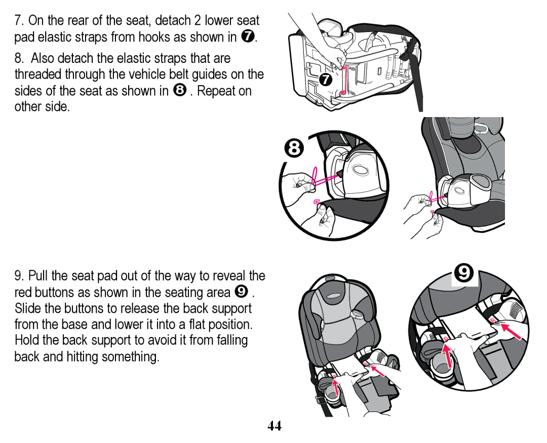 Graco PD158114A manual RwkhuVlgh, EdfnDqgKlwwlqjVrphwklqj, $OvrGhwdfkWkhHodvwlfVwudsvWkdwDuh 