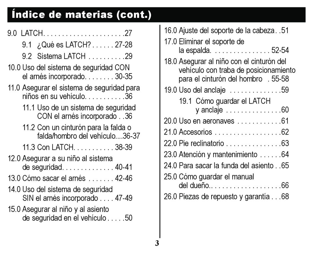 Graco PD158114A manual &yPRVDFDUHODUQpV        , 8VRGHODQFODMH              