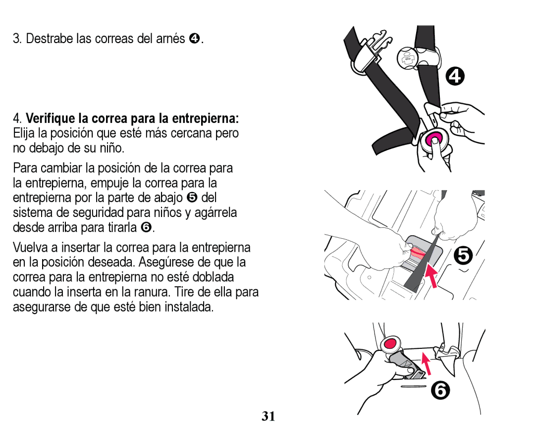 Graco PD158114A manual HVWUDEHODVFRUUHDVGHODUQpVœ, 3DUDFDPELDUODSRVLFLyQGHODFRUUHDSDUD 