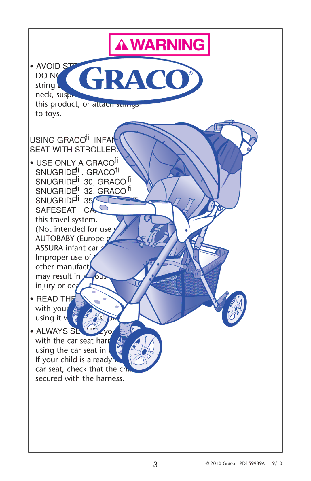 Graco PD159939A owner manual 