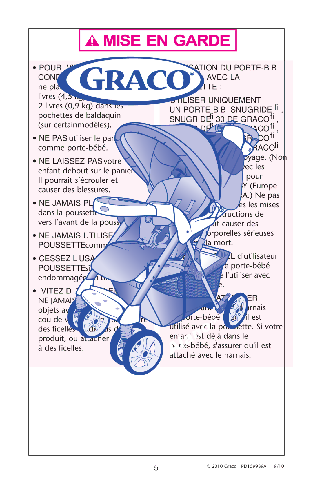 Graco PD159939A owner manual 