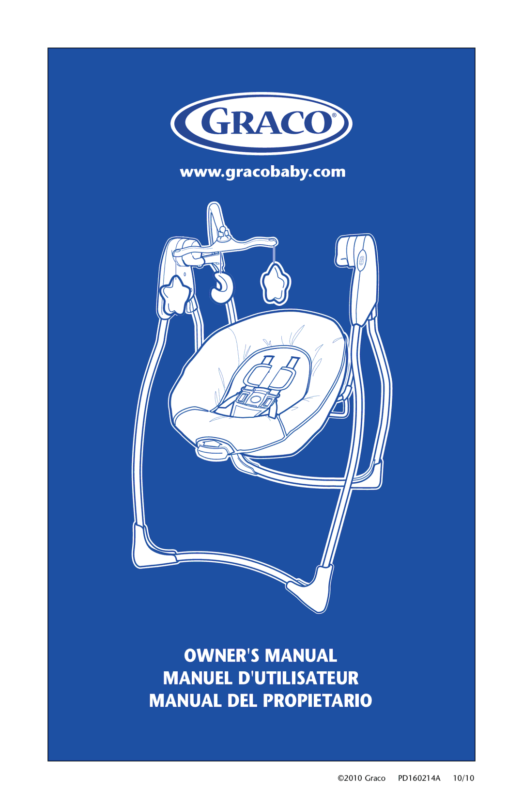 Graco PD160214A owner manual Manuel Dutilisateur Manual DEL Propietario 