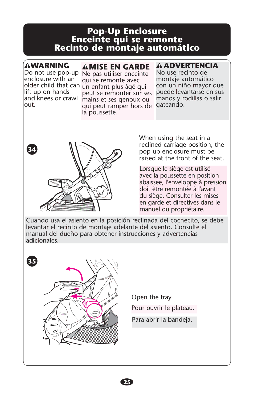 Graco PD161945A owner manual Advertencia 