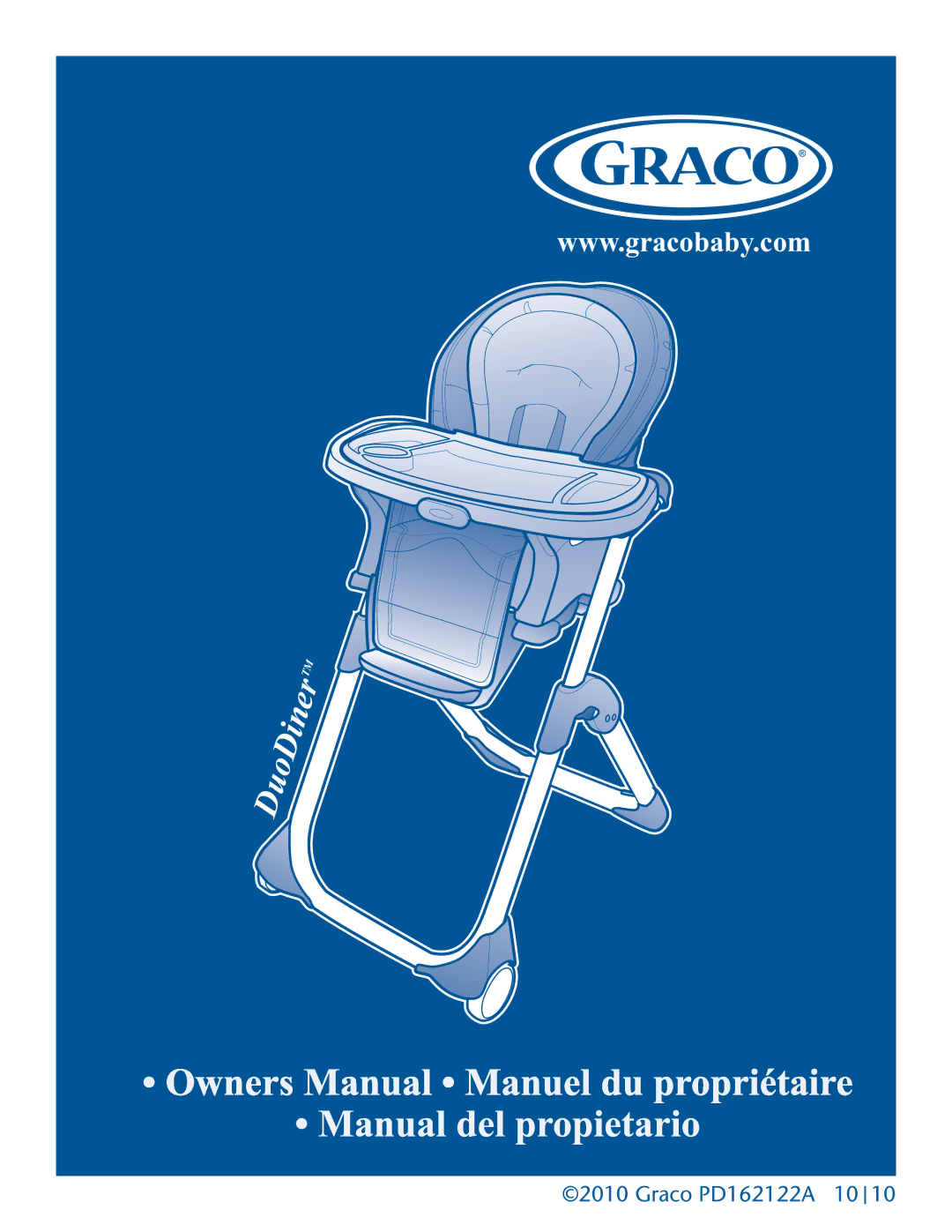 Graco manual Graco PD162122A 10 