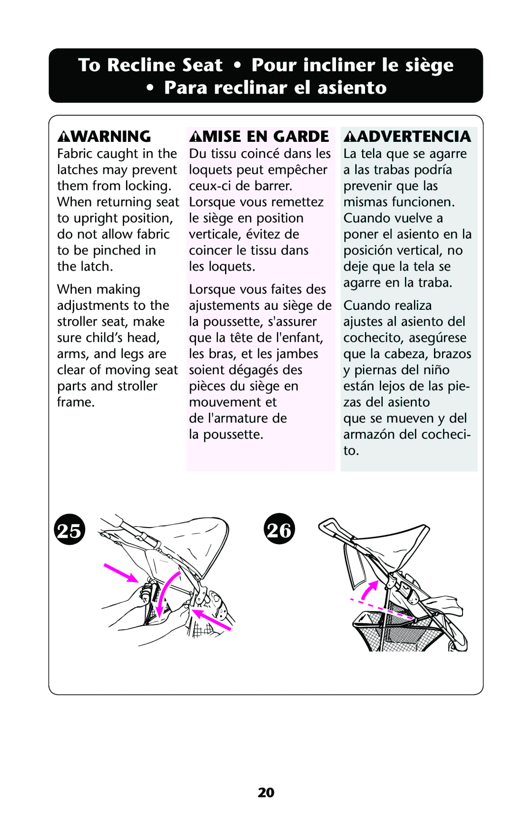 Graco PD162496B 11 owner manual Fi Fj 