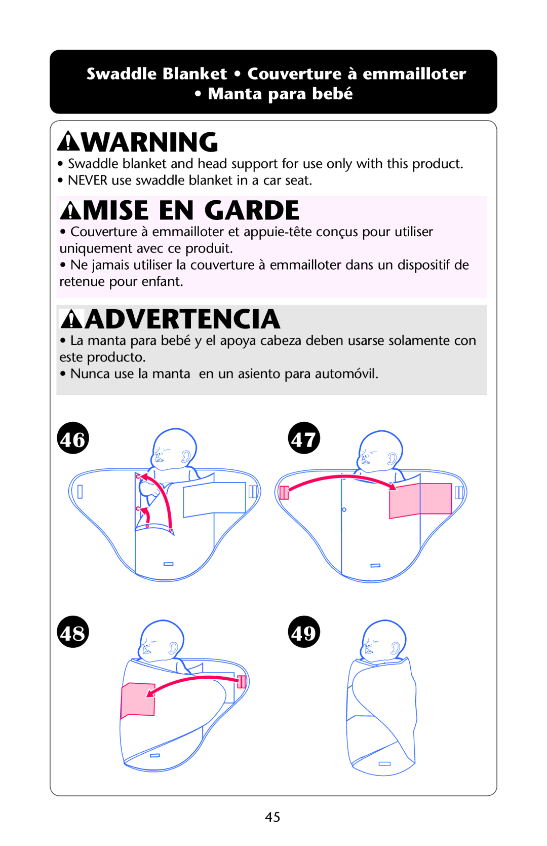 Graco PD167863A 11, PD167863A 10 owner manual Mise EN Garde 