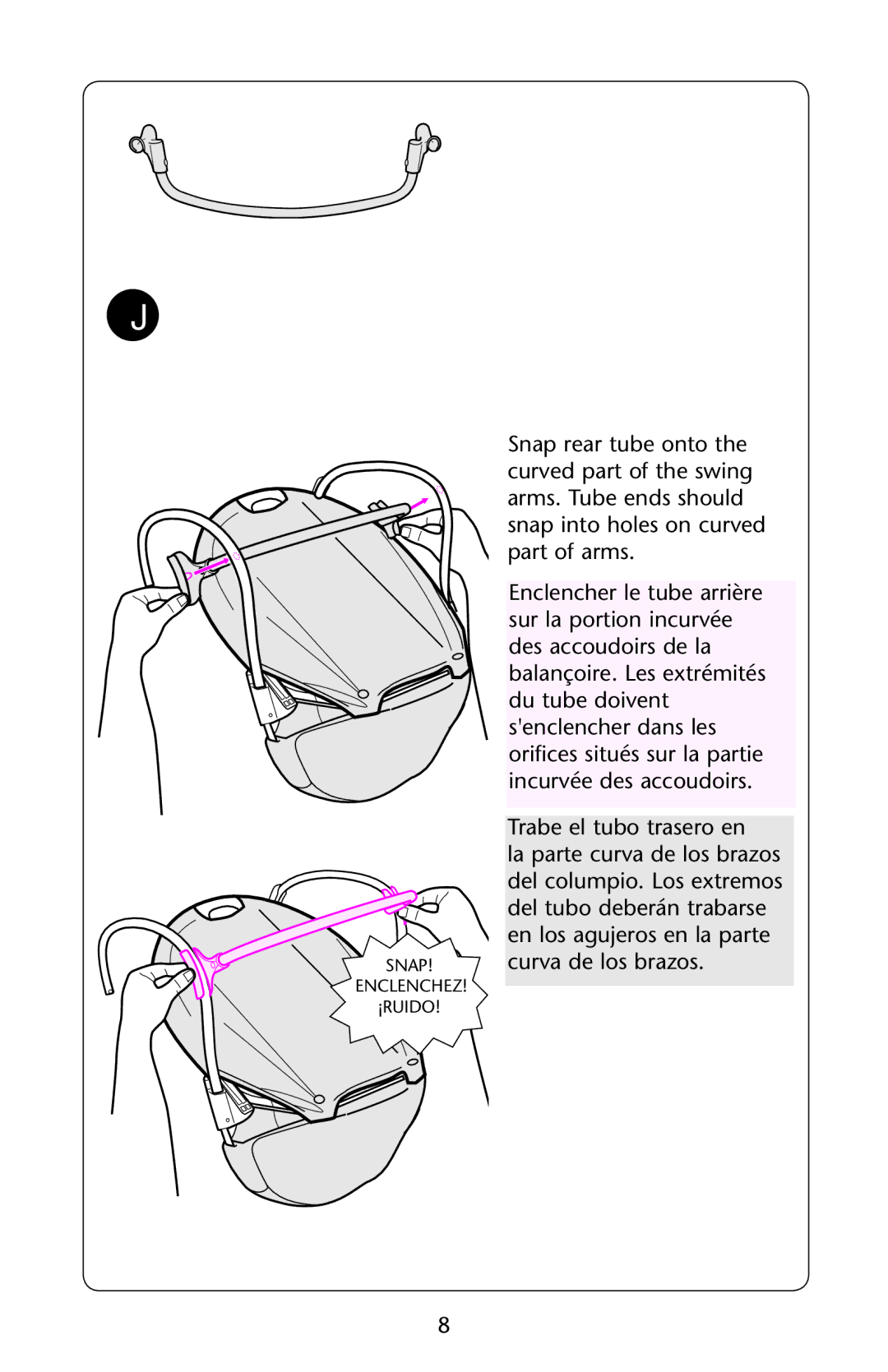 Graco PD167863A 10, PD167863A 11 owner manual Enclenchez ¡RUIDO 