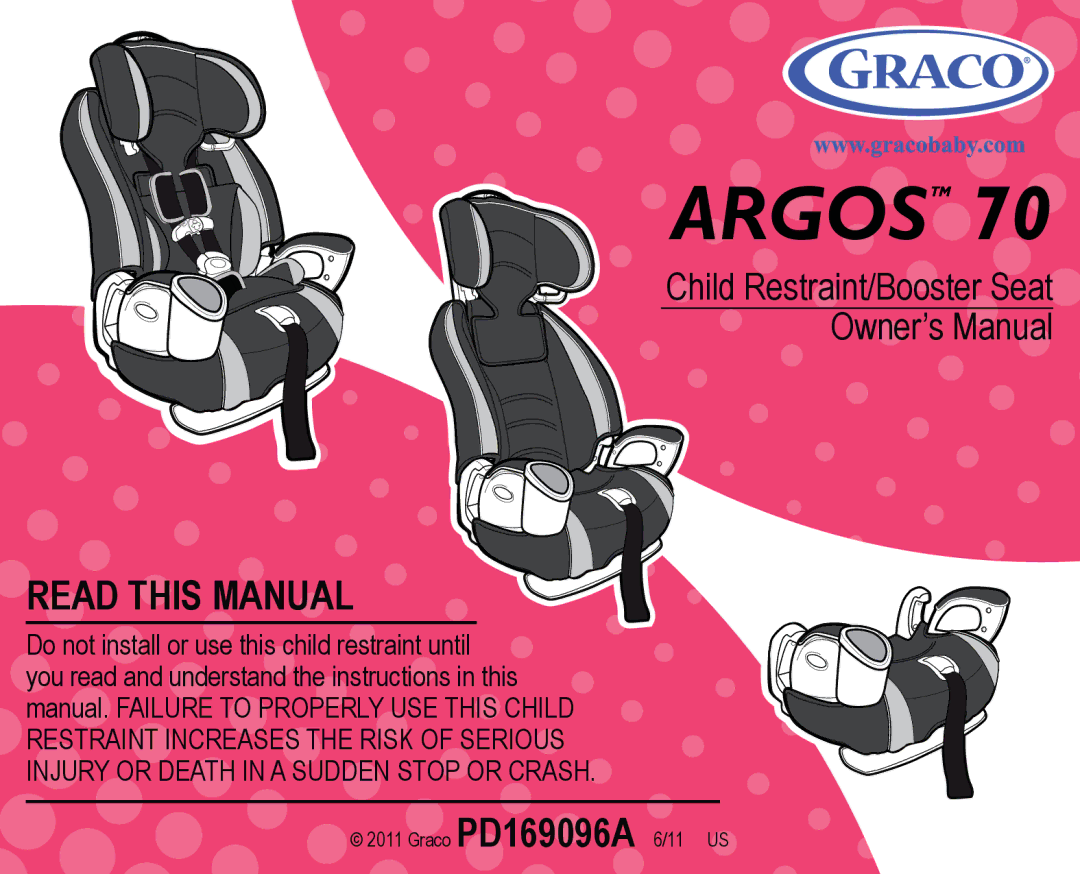 Graco PD169096A owner manual Rgos 