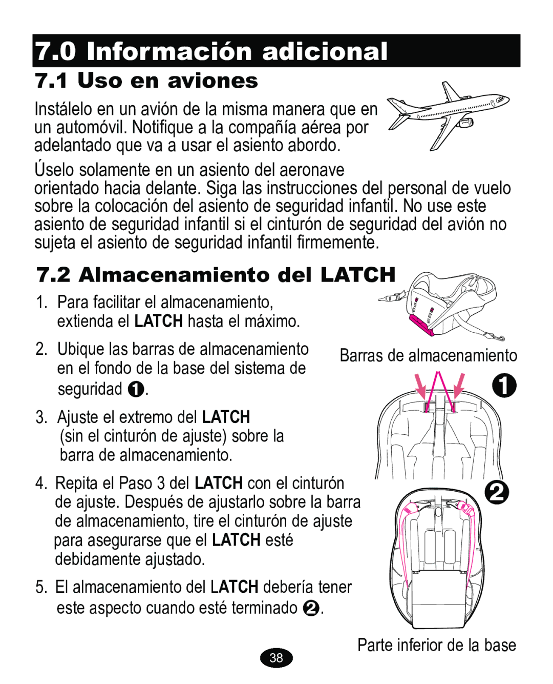 Graco PD170105A manual 8VRHQDYLRQHV, VxmhwdHoDvlhqwrGhVhjxulgdgLqidqwloIluphphqwh, Vhjxulgdg  