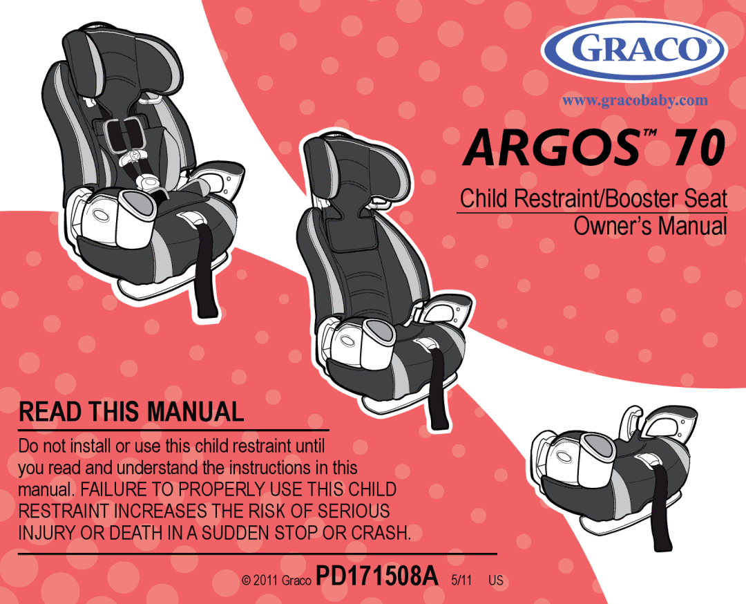 Graco PD171508A manual Rgos 