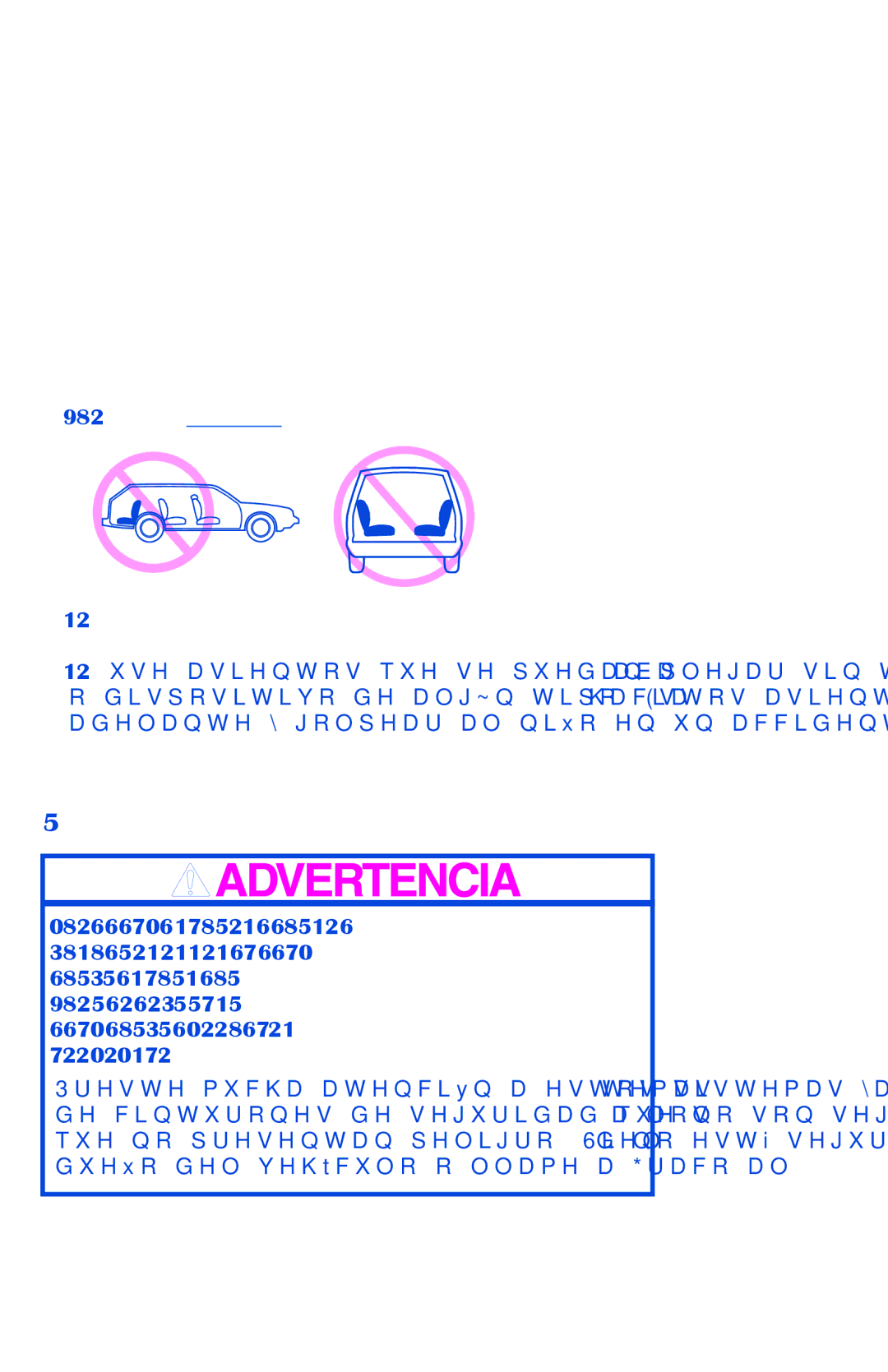 Graco PD175306C owner manual 5HTXLVLWRVGHOFLQWXUyQGHVHJXULGDGGHOYHKtFXOR 