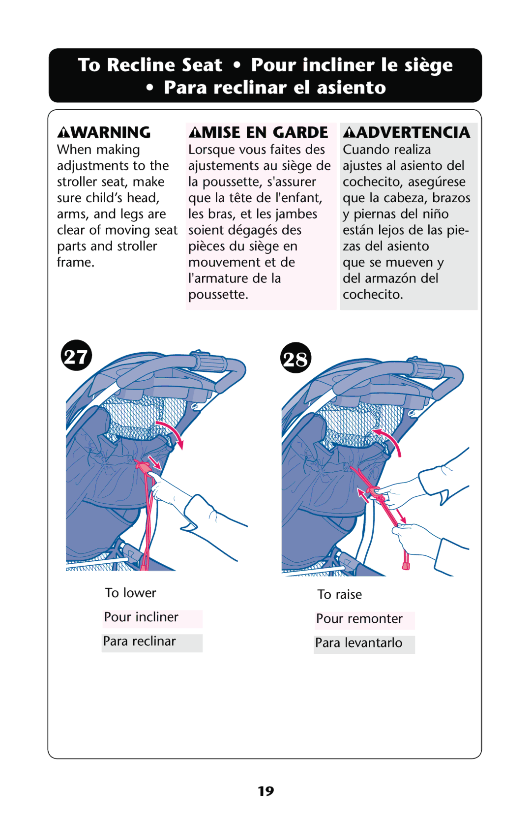 Graco PD175306C owner manual Que la cabeza, brazos 