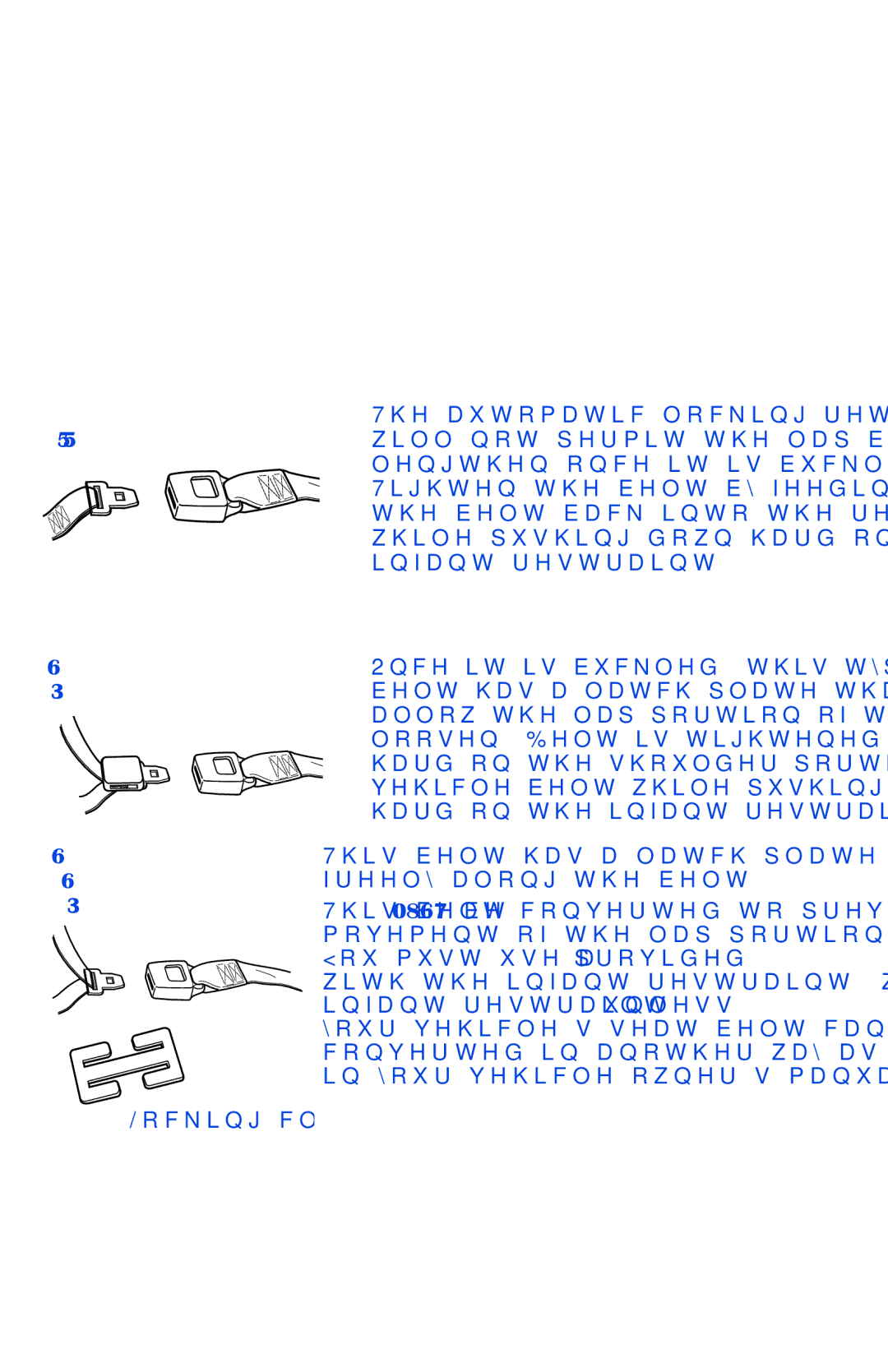 Graco PD175306C owner manual LqidqwUhvwudlqw, RfnlqjFols 