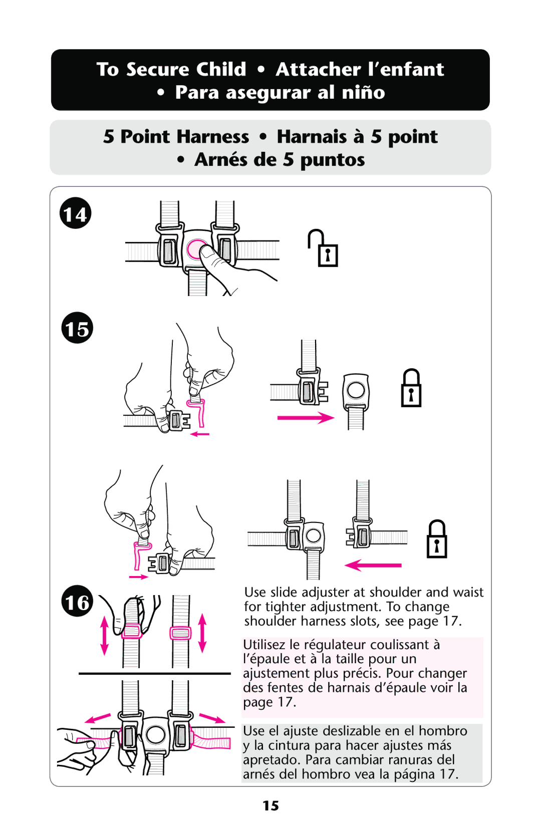 Graco PD175306C owner manual 0OINTIARNESSN s ARNAISNÌÌPOINT Ss !RNÏSNDE PUNTOS 