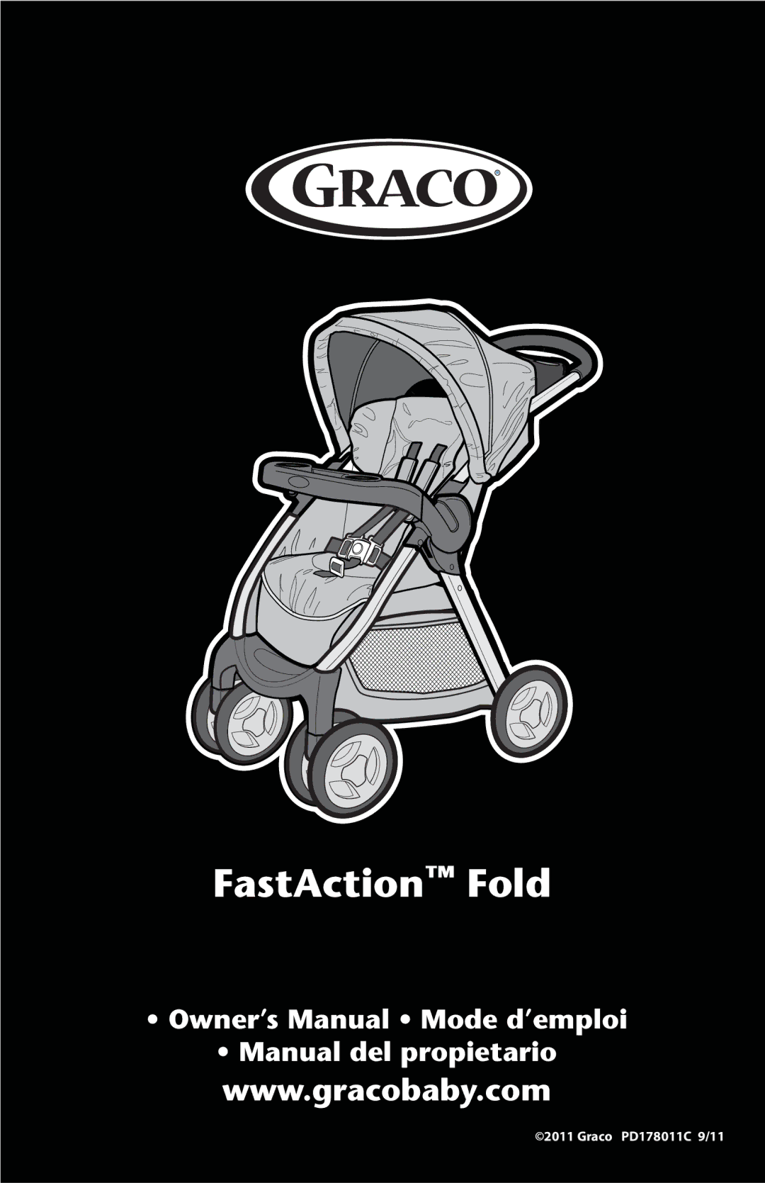 Graco PD178011C manual FastAction Fold 