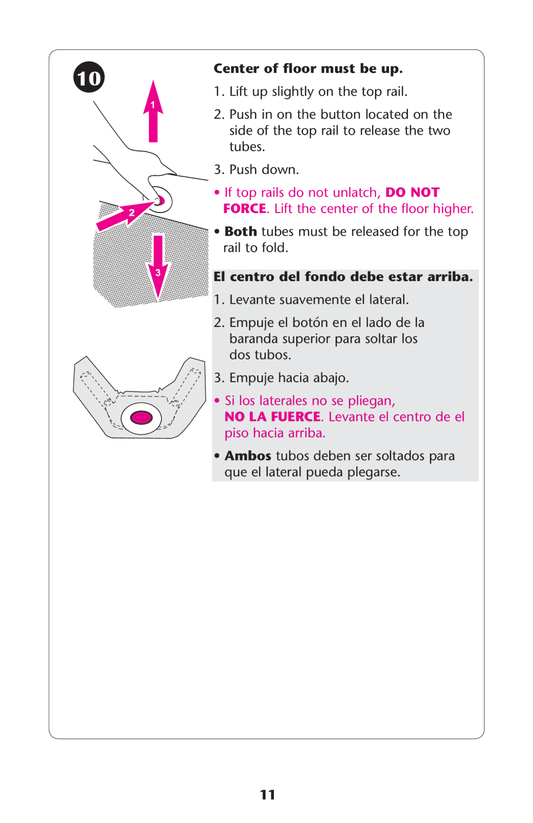 Graco PD178207A manual  0USH DOWN,  ,Evanteasuavemente El Lateral,  %Mpuje Haciacabajo 