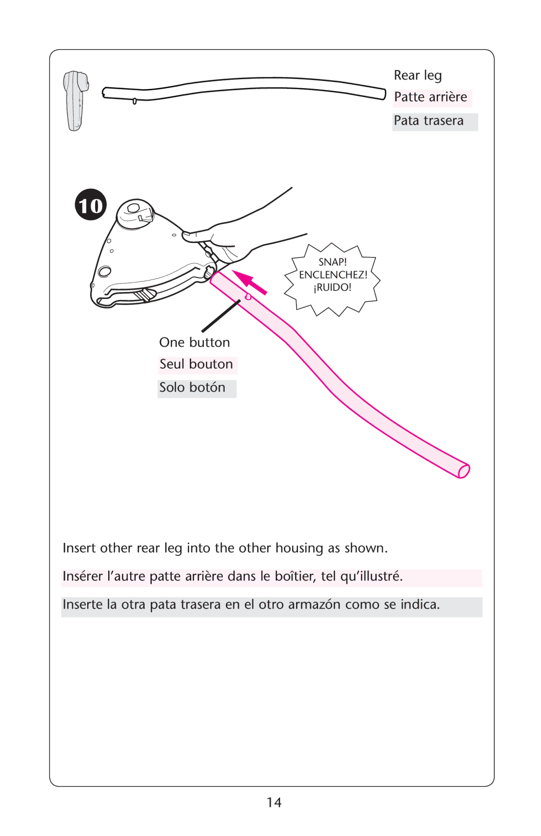 Graco PD181129A owner manual Nsert Otherhrear Legeinto Thehotherhhousingsas SHOWN 