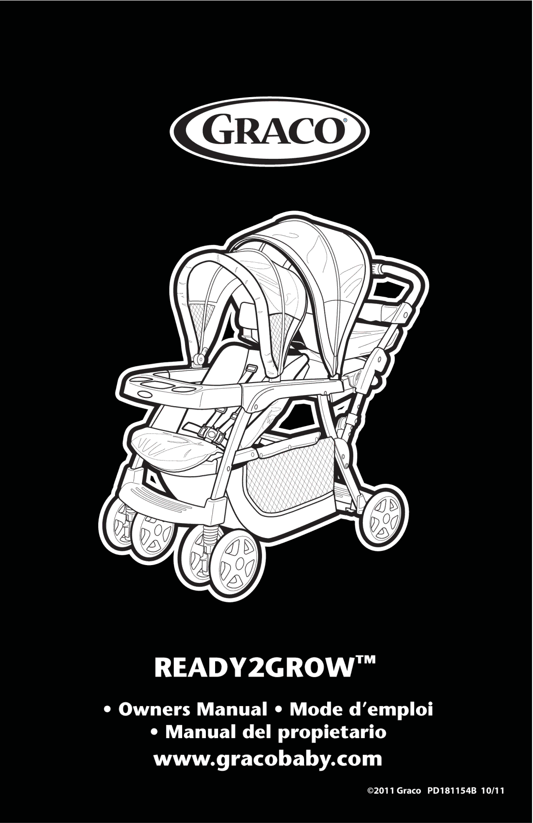 Graco PD181154B manual READY2GROW,     i    