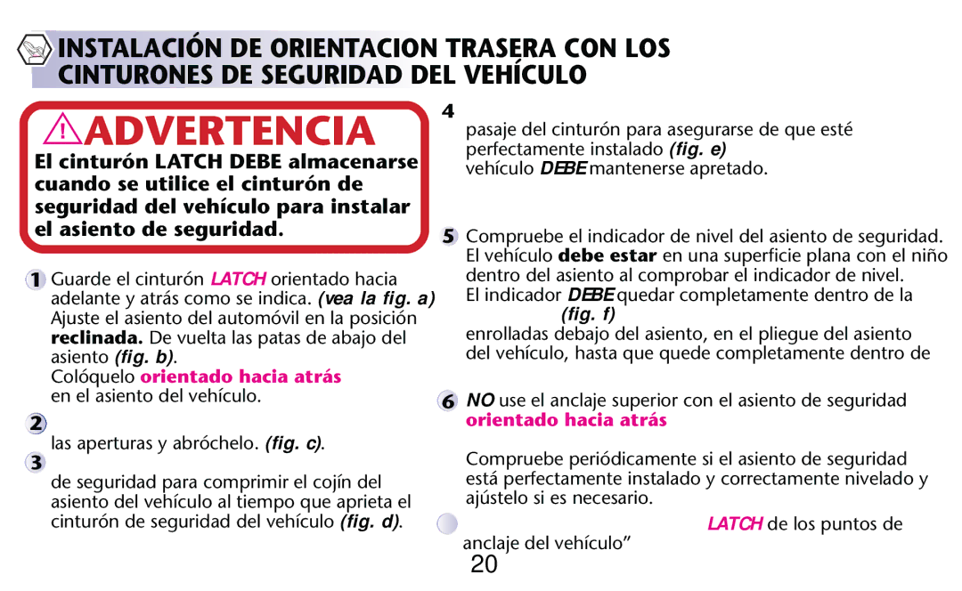 Graco PD182092A owner manual Advertencia 