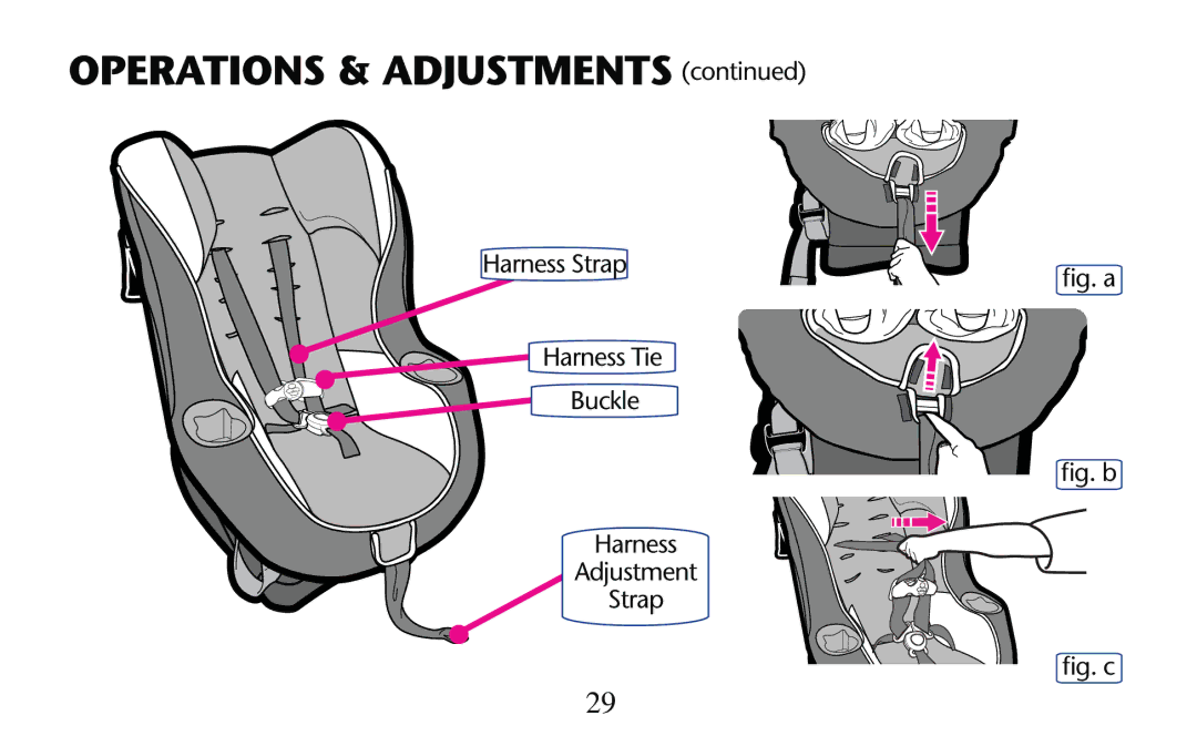 Graco PD182092A owner manual Harness Strap, LGGB Harness Adjustment Strap LGGC 