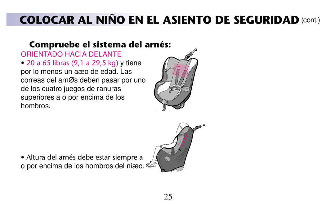 Graco PD182092A owner manual Colocar AL Niño EN EL Asiento DE Seguridad 
