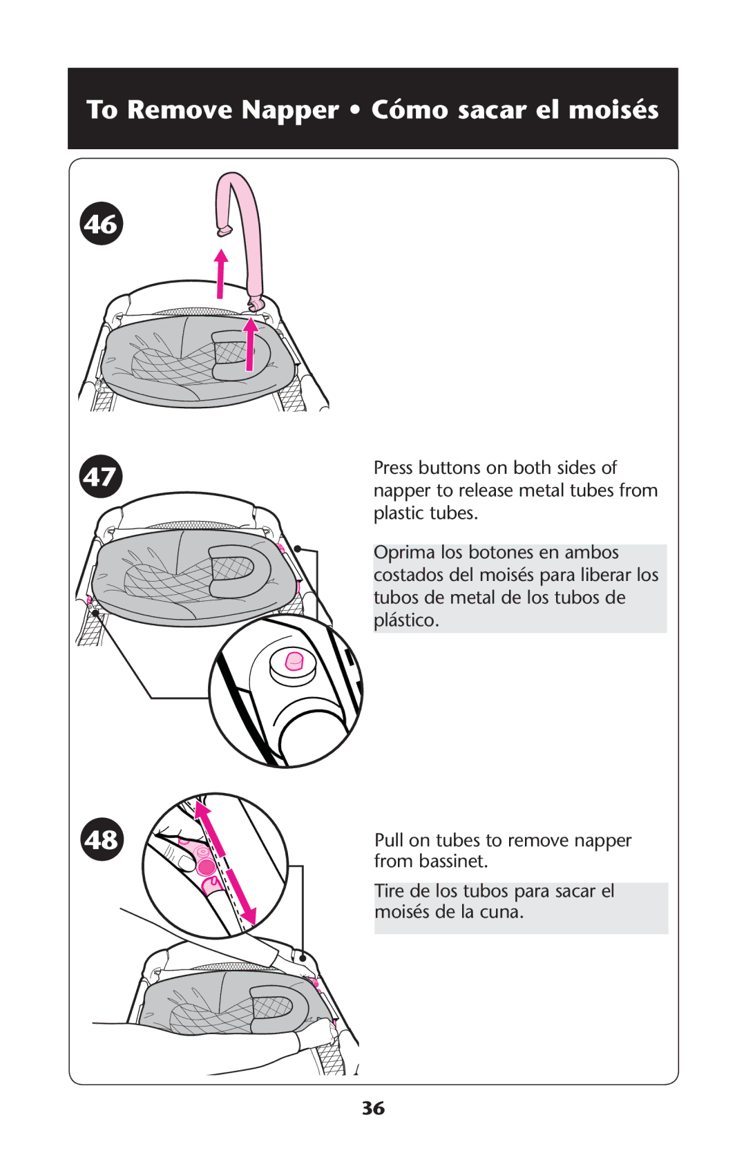 Graco PD187711B owner manual 4O 2EMOVE .APPER ss#ØMO Sacarcel Moisïs, Plasticstubes, From BASSINET 