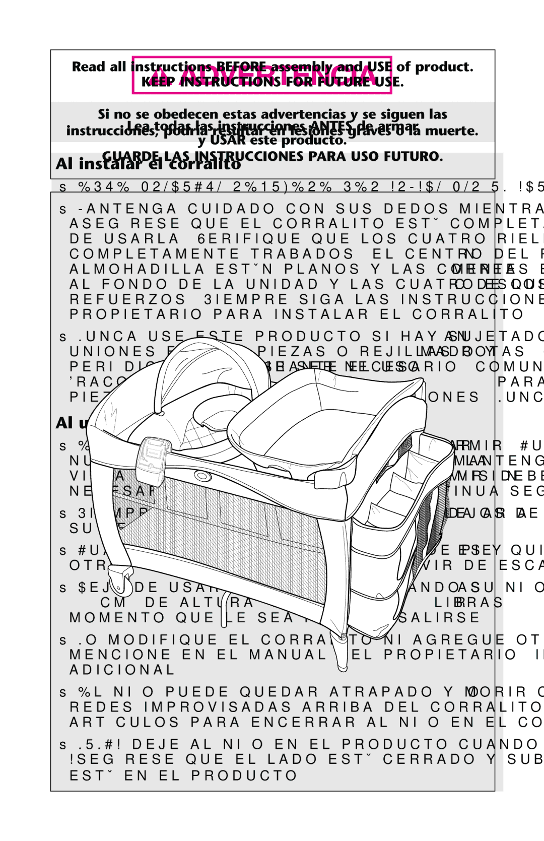 Graco PD189307A owner manual Ss%34% 02/$5#4/ 2%15%2% 3%2%!2-!$/ 0/2/5. !$5,4/, Su Bebï 