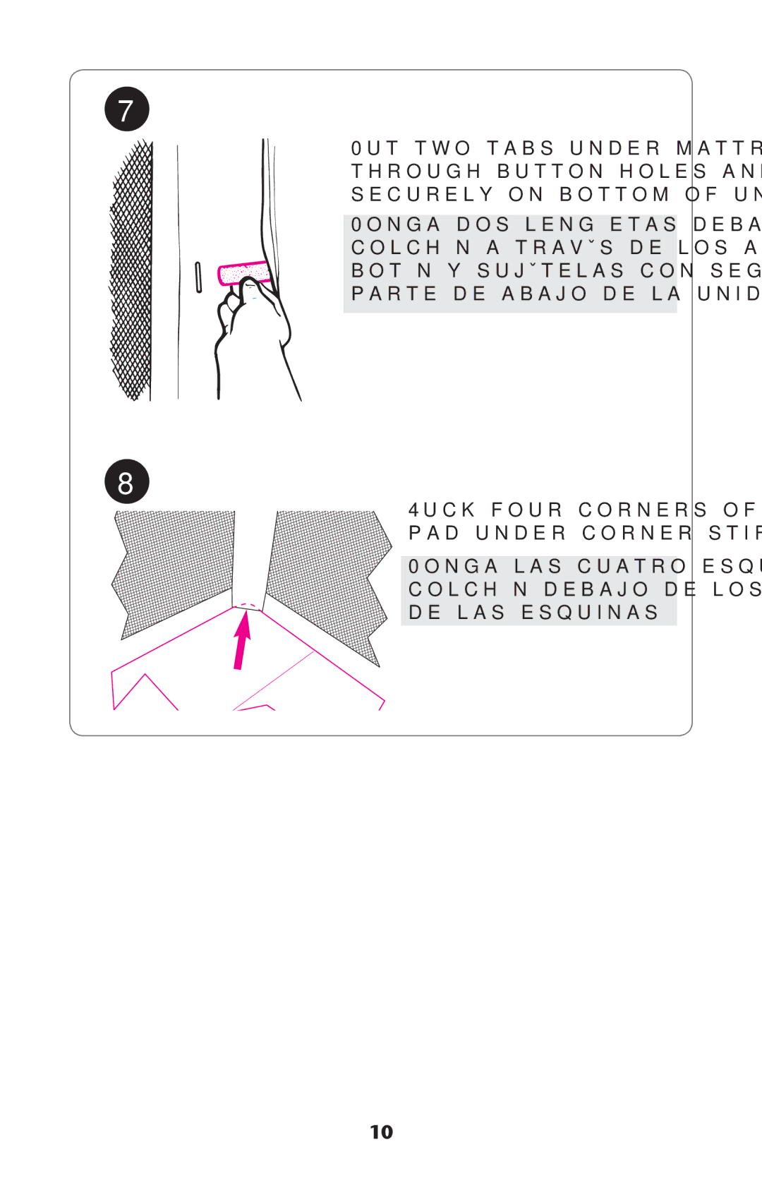 Graco PD189684A manual Padaunderdcorner STIFFENERS 