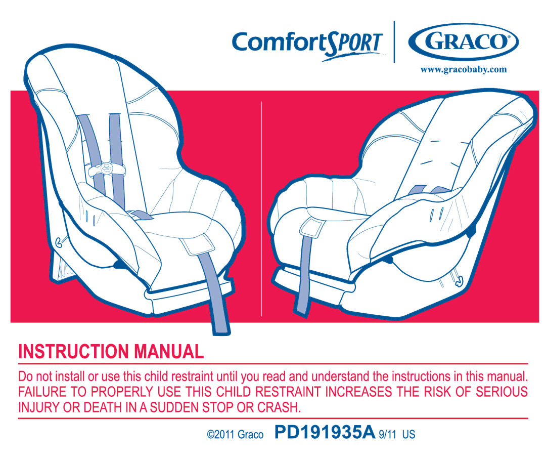 Graco PD191935A manual 