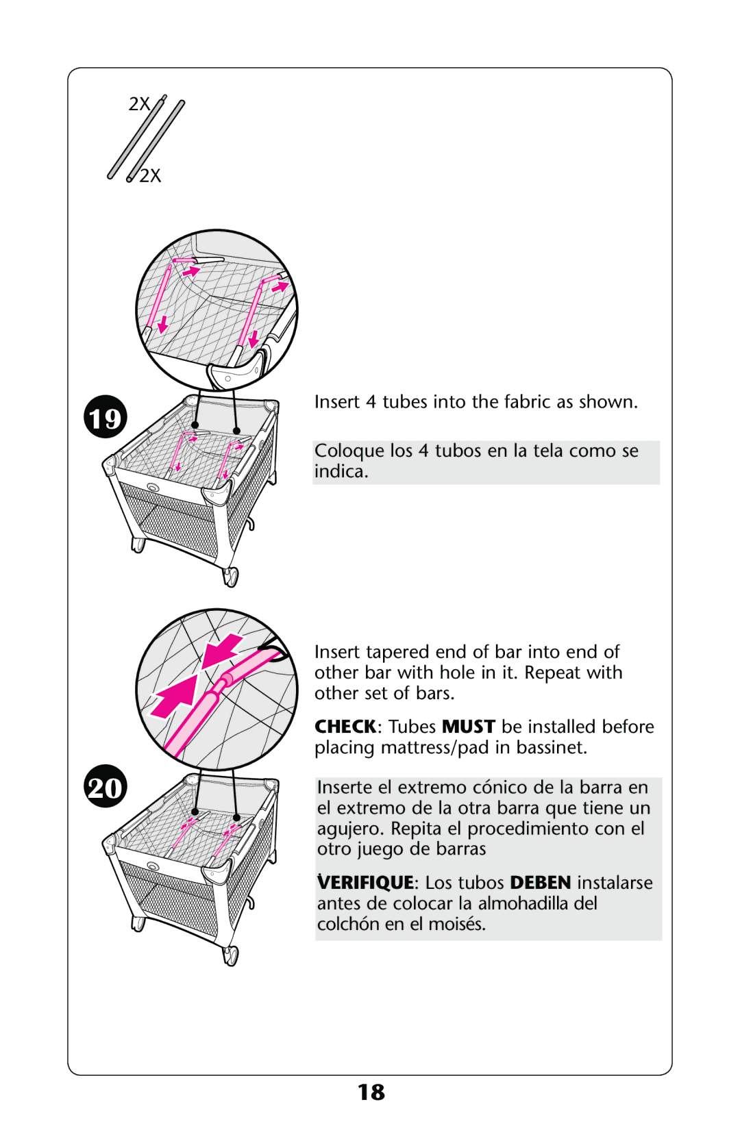 Graco PD193781A manual #OLOQUEOLOSOTUBOSBEN LA Tela Como SE INDICAI 