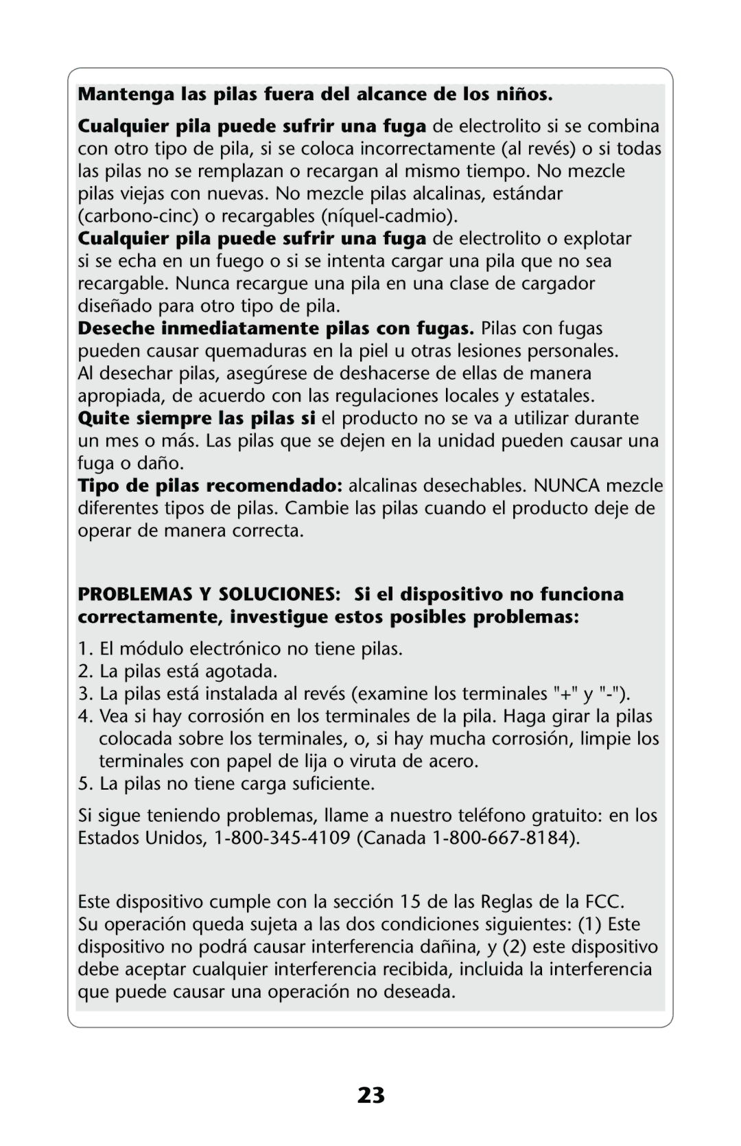 Graco PD193781A manual Mantenga las pilas fuera del alcance de los niños,  ,A Pilaslno TIENEECARGARSUFICIENTE 